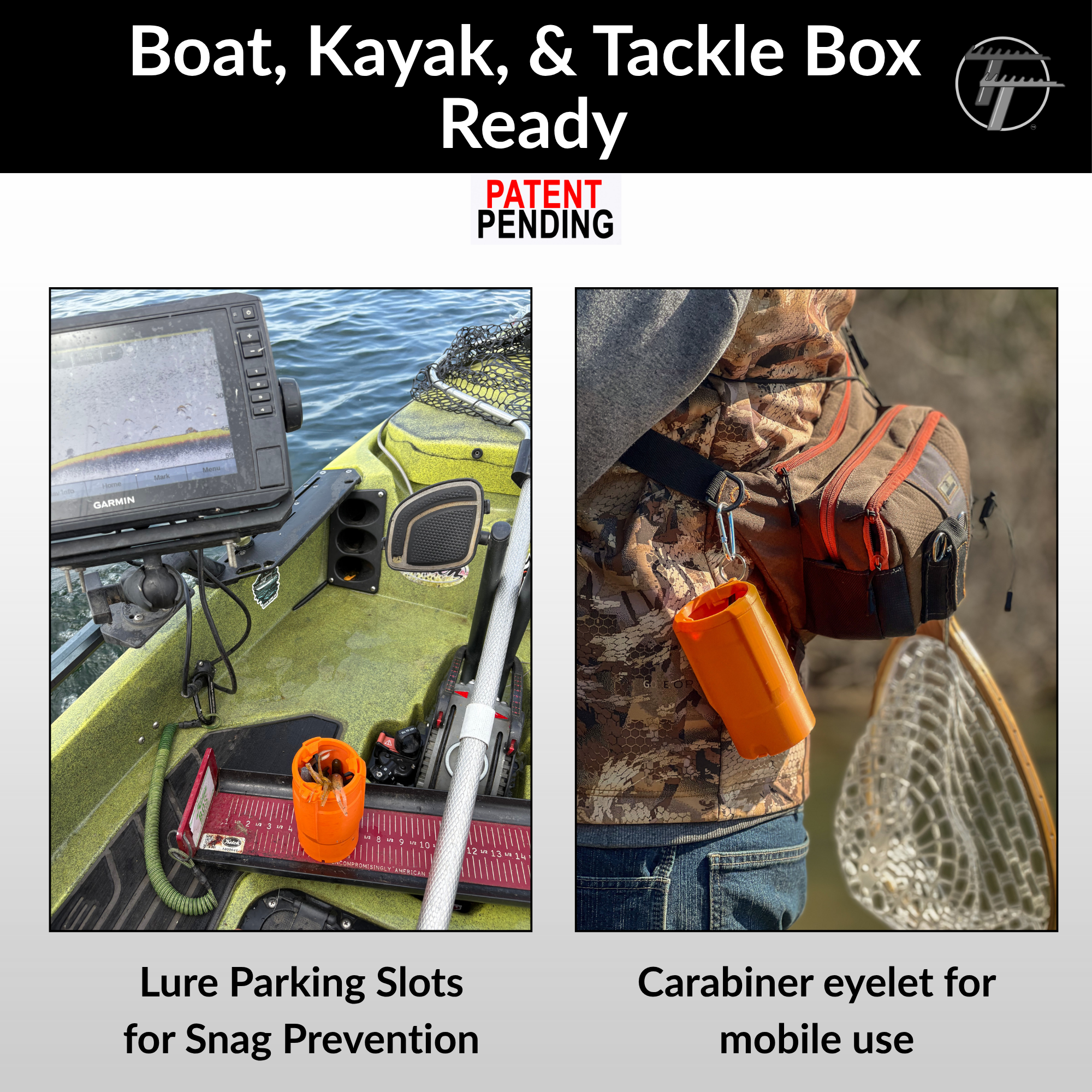 Fishing Line Trap | De-Spooler & Line Containment Tool | Patent-Pending System to Save You Time and Protect Environment | Cup Holder Size for Boats, Kayaks & Bank Fishing | <=20lb Mono line